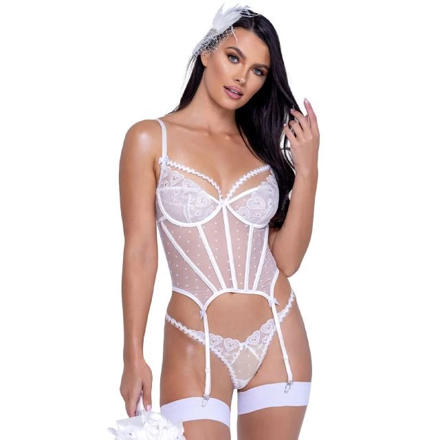 Hot Sale Sexy Lingerie Supplier FOREVER YOURS BUSTIER SET Made in China Wholesale From Factory Manufacturer
